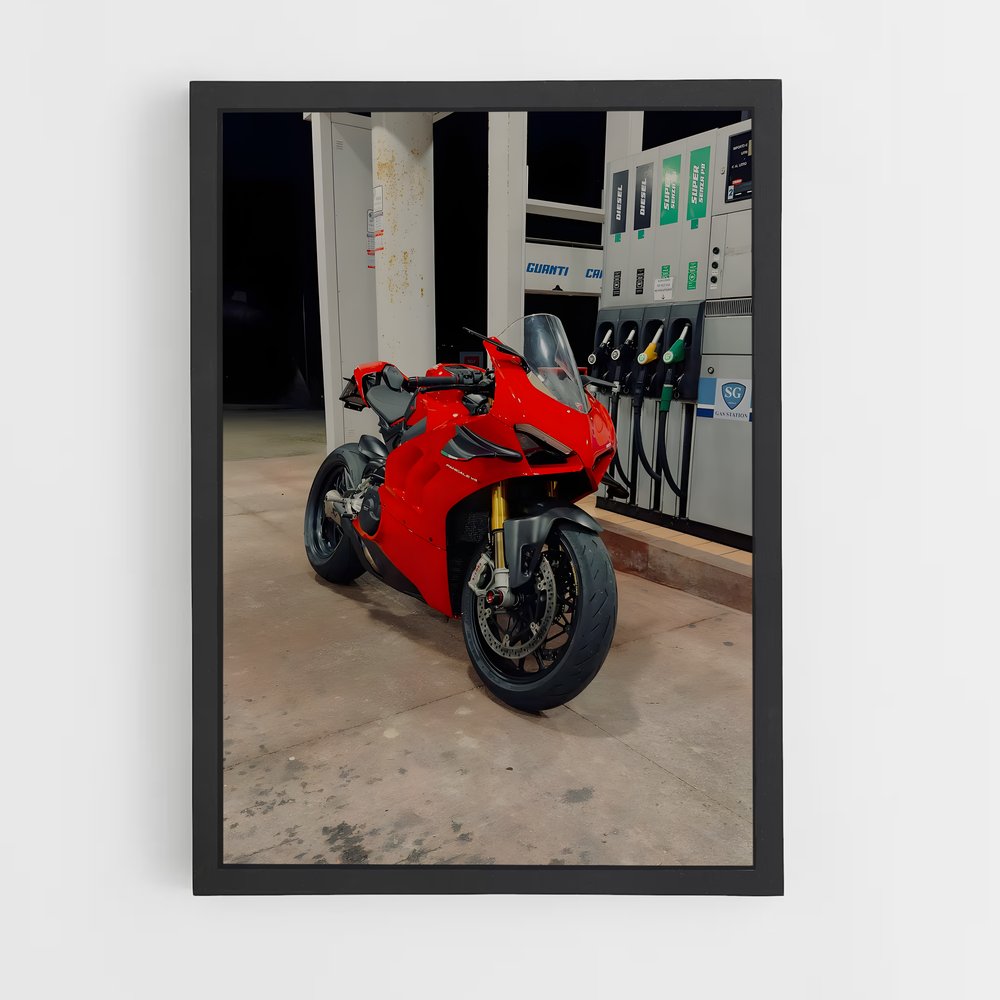 Poster Essence de Vitesse – affiche Ducati (vue 2)